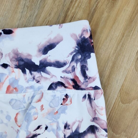 ☔️🔹️Balance Collection Watercolor Floral Print Athletic Leggings Medium - Picture 8 of 11